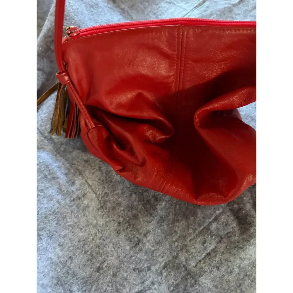 Unknown red leather